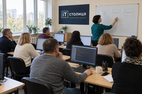 Занятие с преподавателем в классе — IT Столица