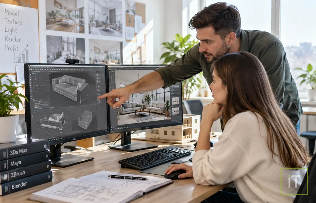 Как зарабатывать на 3D моделировании? Учебный Центр