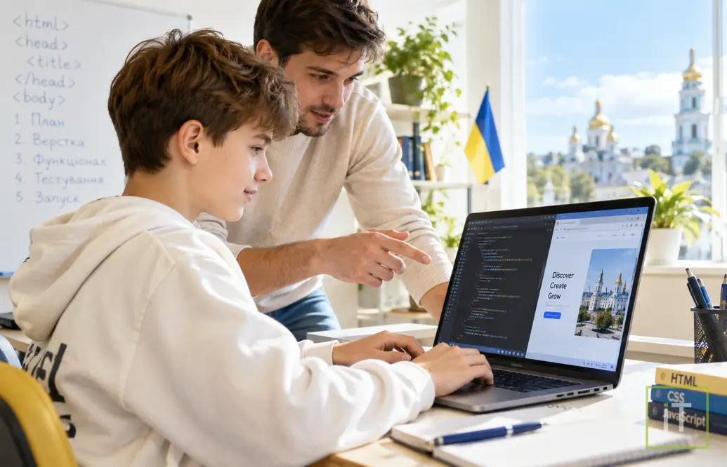 Курсы web программирования для школьников в Киеве. Учебный Центр