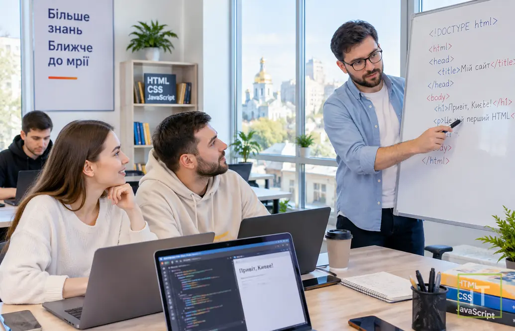 Курсы HTML для чайников в Киеве. Учебный Центр
