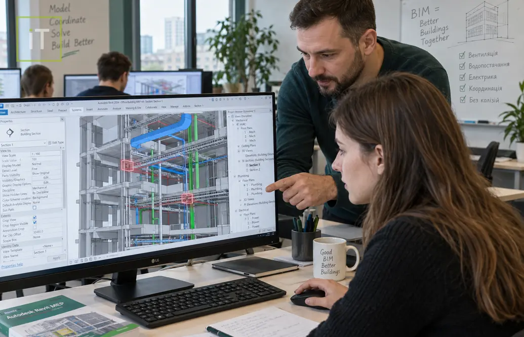 Курсы Revit MEP: BIM-системы | Киев, онлайн | IT СТОЛИЦА