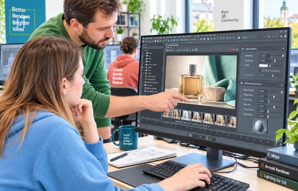 IT - Курсы Autodesk Maya в Киеве. Визуализация сцен с помощью модуля Arnold. - Онлайн курсы