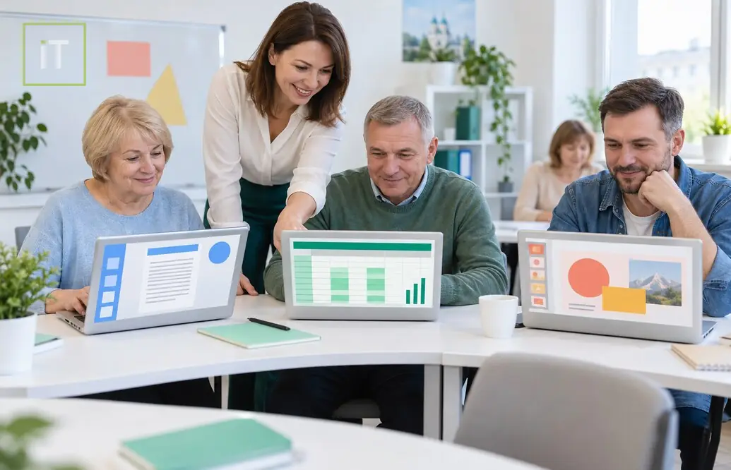 IT - Курсы Базовая компьютерная подготовка. Windows. Word, Excel, PowerPoint Киев - Онлайн курси