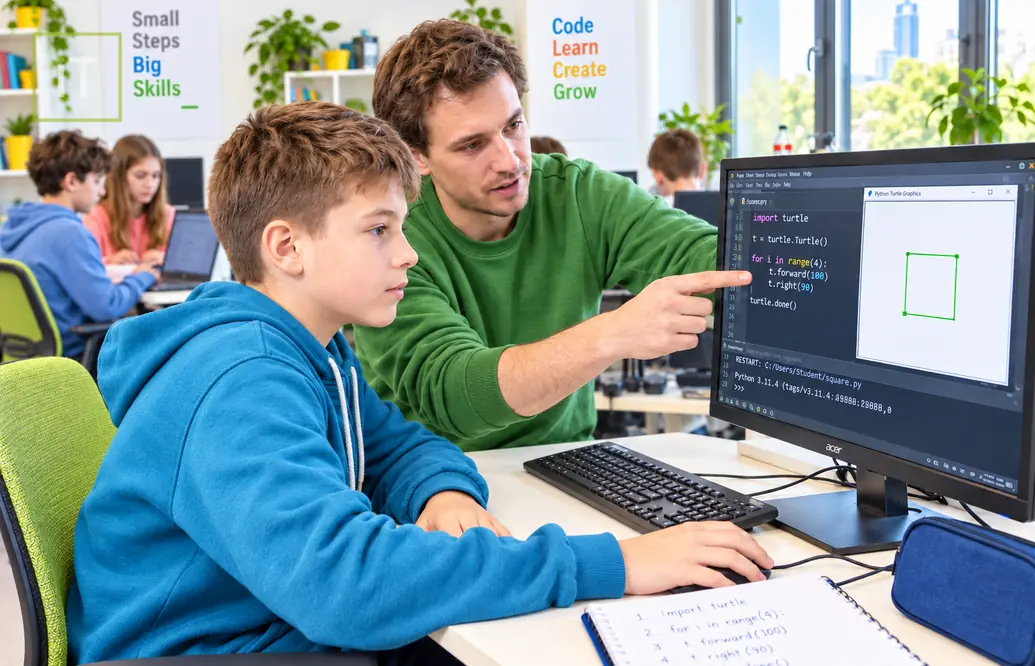 Программирование для детей на языке Python в Киеве.  - Онлайн курсы