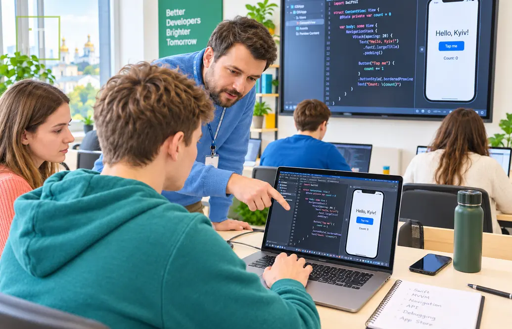 IT - Курсы Разработка iOS приложений на Swift. Advanced Киев - Онлайн курсы