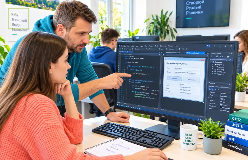 IT - Курсы Разработка Windows приложений в Microsoft Visual Studio Киев - Онлайн курсы