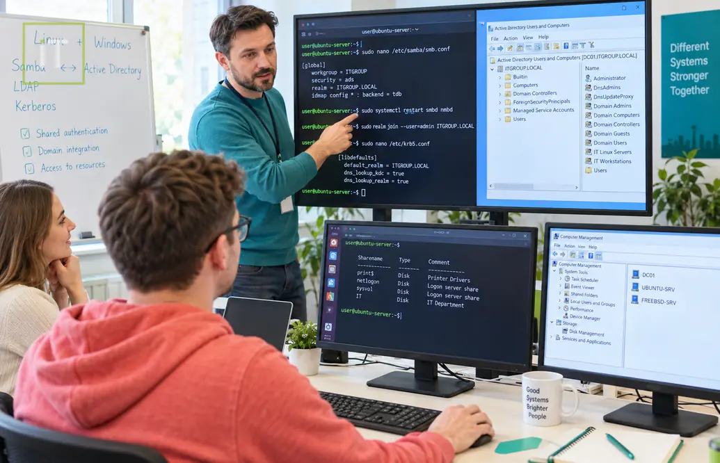 IT - Курси Linux (Ubuntu)FreeBSD. Professional. Взаємодія з Microsoft Windows Київ. - Онлайн курси