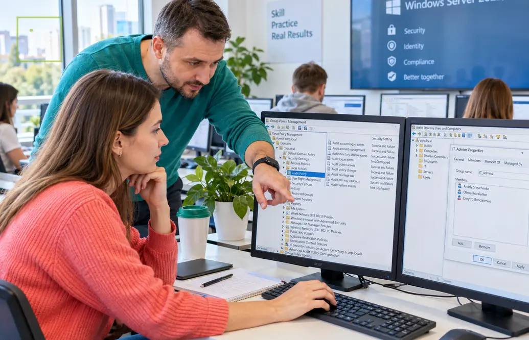 IT - Курсы Windows Server 2016 Professional: анализ угроз и обеспечение безопасности в Киеве. - Онлайн курсы